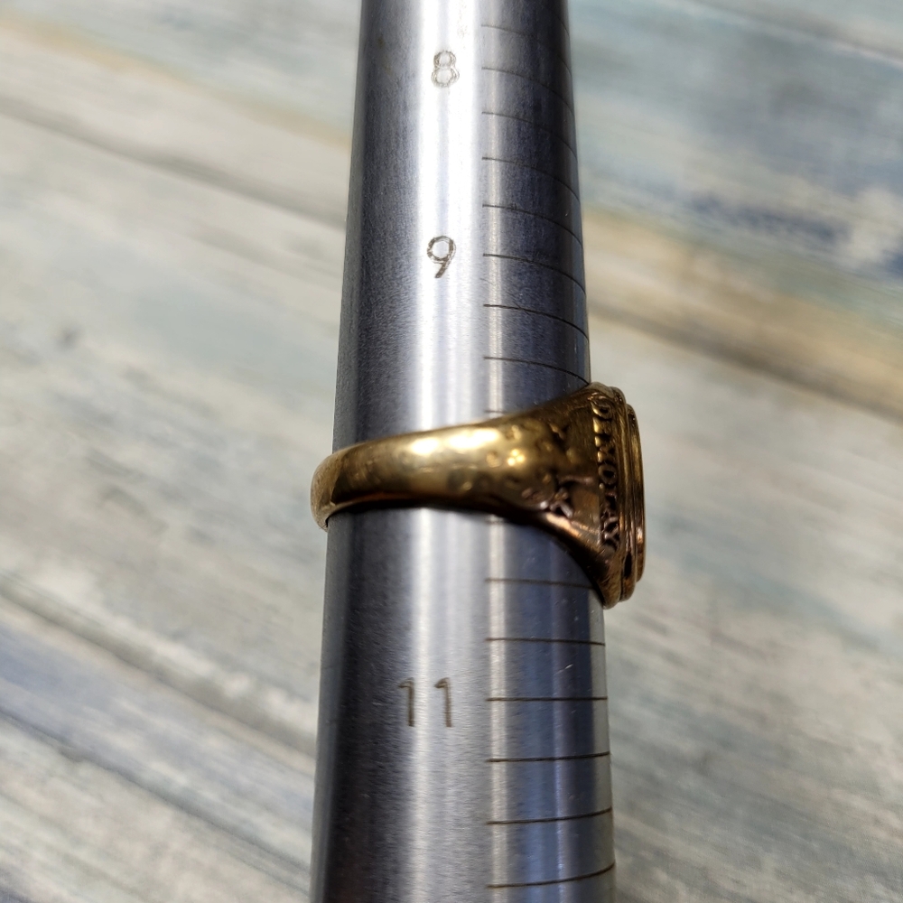 Demolay Chevalier 10k Gold Ring - Picture 6 of 8